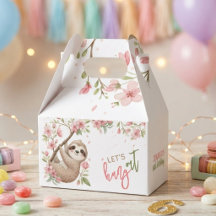 Lasst uns abhängen Faultier Kindergeburtstag