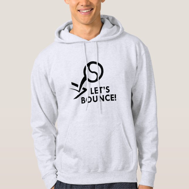 Lasst uns abprallen hoodie (Vorderseite)