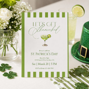 Lasst uns am St. Patrick’s Day Party shamrockt wer Einladung