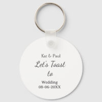 Lasst uns auf die Hochzeit name datum einfaches Pa