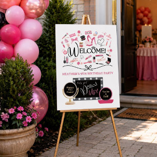 Lasst uns aufgehübscht werden Willkommensposter Poster