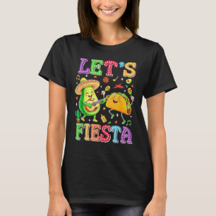 Lasst uns Avocado-Mexikanisch Cinco De Mayo feiern T-Shirt