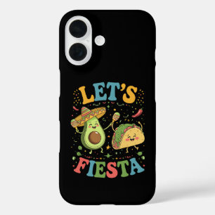 Lasst uns Avocado und Tacos Cinco De Mayo feiern iPhone 16 Hülle