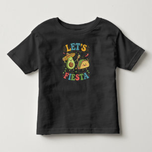 Lasst uns Avocado und Tacos Cinco De Mayo feiern Kleinkind T-shirt