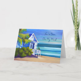 Lasst uns bald aufholen | Du warst mir im Kopf Karte