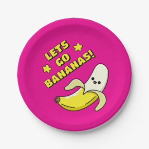Lasst uns Bananen sein! Pappteller