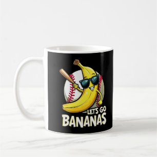 Lasst uns Bananen werden Lustiger Bananenliebhaber Kaffeetasse