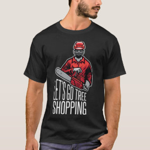 Lasst uns Baum 8. lustiger Weltraum T-Shirt