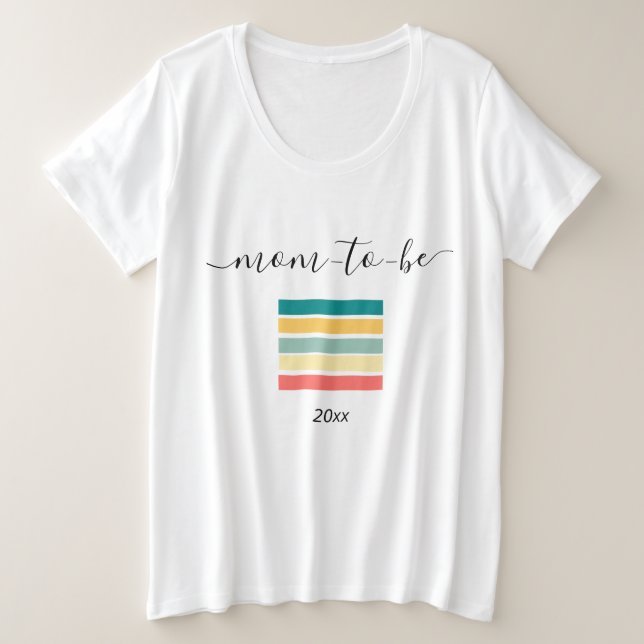 Lasst uns Beachy holen Große Größe T-Shirt (Design vorne)