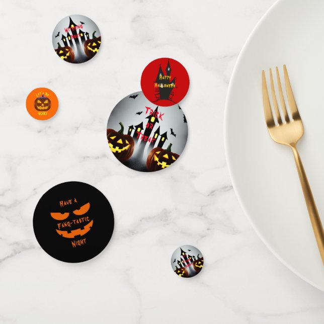 Lasst uns beängstigend glücklich Halloween Jack 'o Konfetti (Gruppe)