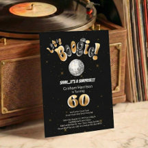 Lasst uns Boogie - Männer 60. Geburtstagsfeier