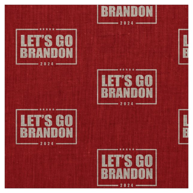 Lasst uns Brandon 2024 gehen Stoff (Muster)