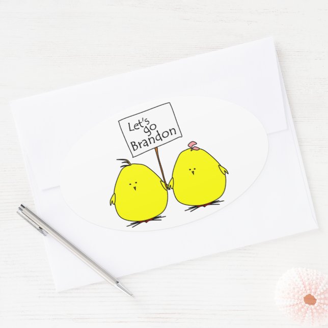 Lasst uns Brandon Chicks Sticker gehen (Umschlag)