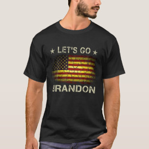 Lasst uns Brandon, das Retro der amerikanischen Fl T-Shirt