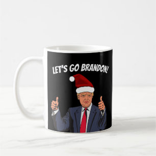 LASST UNS BRANDON DONALD TRUMP WEIHNACHTS-KAFFEETA KAFFEETASSE