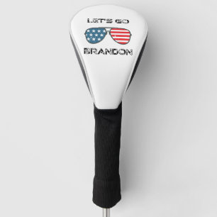 Lasst uns Brandon Funny Biden Chant Flag gehen Golf Headcover