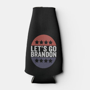 Lasst uns Brandon Funny Patriotic American Flag ge Flaschenkühler