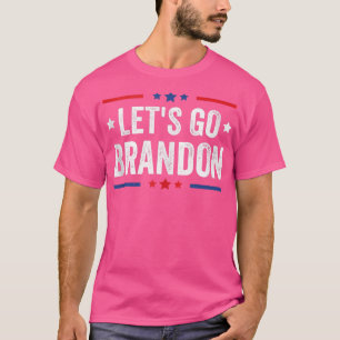 Lasst uns Brandon gegen die liberalen USA Flaggen T-Shirt