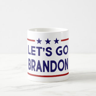 Lasst uns Brandon in den USA - Patriotisches Polit Kaffeetasse