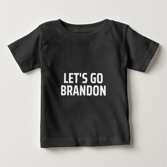 Lasst uns Brandon machen Baby T-shirt (Vorderseite)