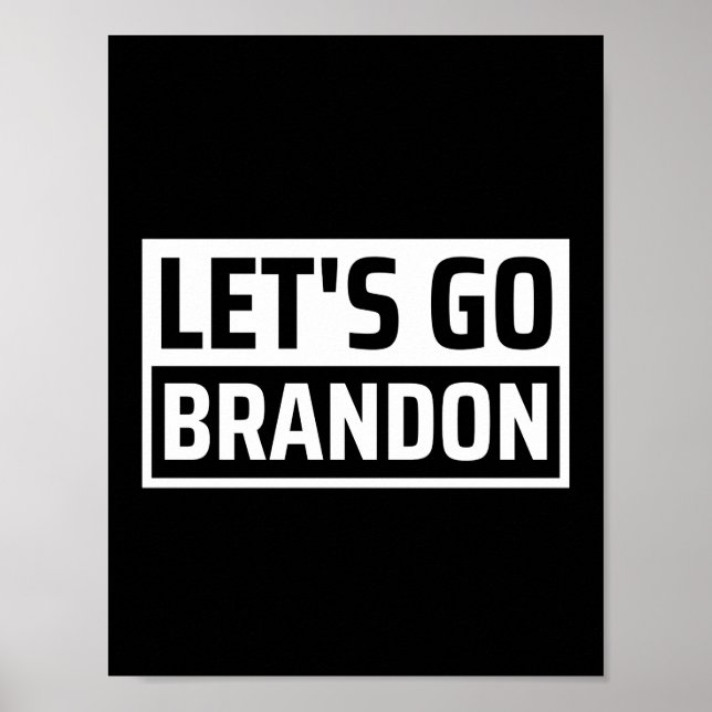 Lasst uns Brandon machen Poster (Vorne)