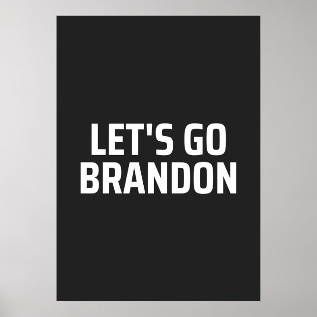 Lasst uns Brandon machen Poster (Vorne)