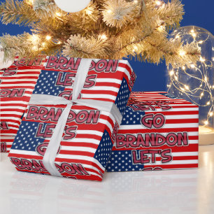 LASST UNS BRANDON WEIHNACHTEN Geschenkpapier