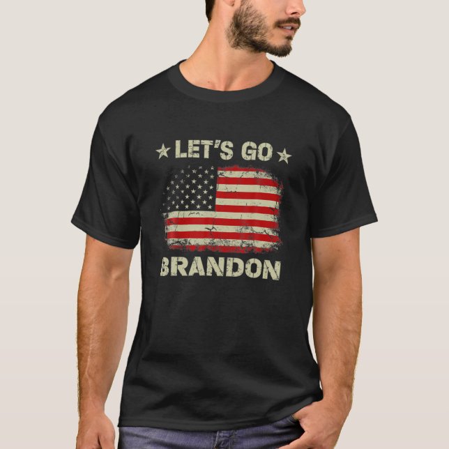 Lasst uns Branson Brandon, den konservativen Antil T-Shirt (Vorderseite)
