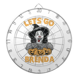 Lasst uns Brenda Spooky Halloween Kamala Harris ge Dartscheibe