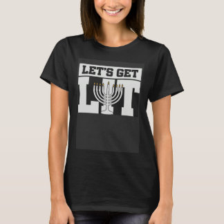 Lasst uns brennen Chanukka-Judenparty T-Shirt