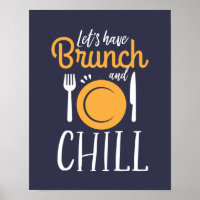 Lasst uns Brunch und Chill Funny essen gehen