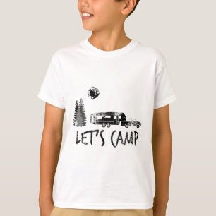 Lasst uns Camping-Shirt Camping Camper 5th Wheel R T-Shirt