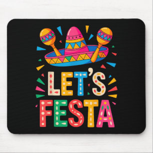 Lasst uns cinco de mayo feiern mousepad