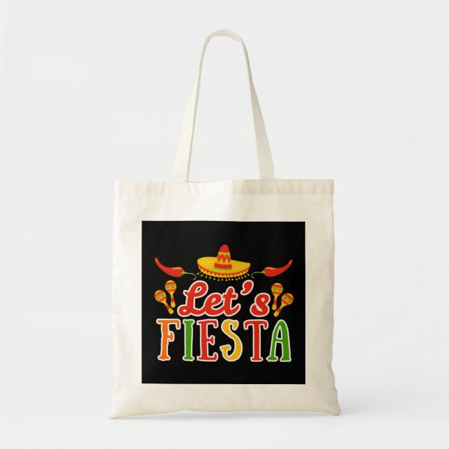 Lasst uns Cinco de Mayo feiern Tragetasche (Vorne)