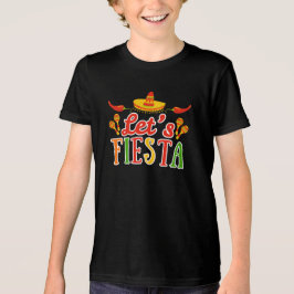 Lasst uns Cinco de Mayo feiern Tri-Blend Shirt