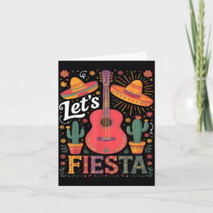 Lasst uns cinco de mayo fiesta squad mexikanisch m karte
