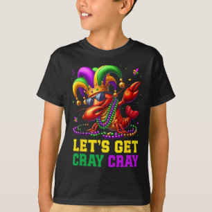 Lasst uns Cray Cray Crawfish Kostüm Jungen Männer T-Shirt
