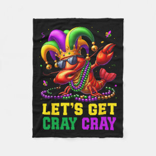 Lasst uns Cray Cray Crawfish Kostüme Jungs Männer  Fleecedecke
