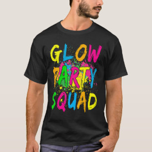 Lasst uns Crazy glänzen Party 80er Retro Kostüm Te T-Shirt