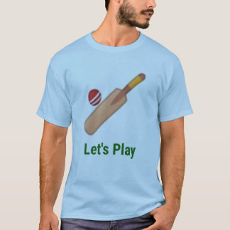 Lasst uns Cricket für Männer spielen T-Shirt