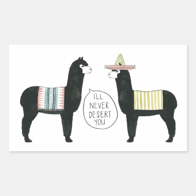 Lasst uns darüber reden | Ich werde dich nie wüten Rechteckiger Aufkleber (Vorderseite)