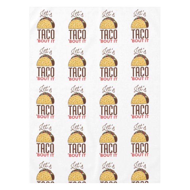 Lasst uns darüber reden tischdecke (Vorderseite)