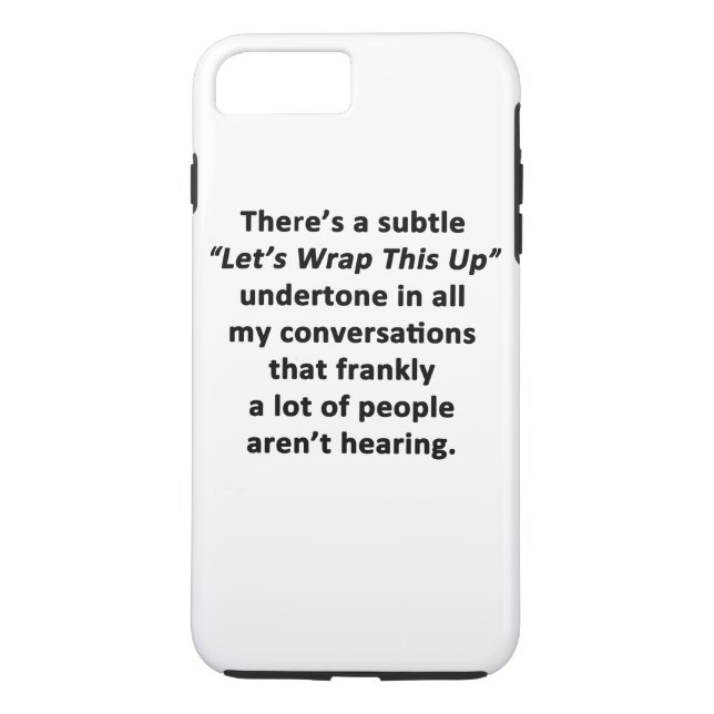 Lasst uns das aufwischen Case-Mate iPhone hülle (Rückseite)
