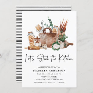 Lasst uns das Brautparty "Kitchen Greenery" vorhal Einladung