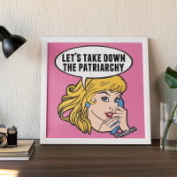Lasst uns das Feministerpink der Patriarchie abrei