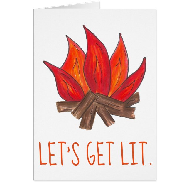 Lasst uns das Feuer-Feuer-Feuer Flammen Feuer Feue (Vorne)