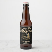 Lasst uns das neue Jahr Party glamourös Schwarz kl