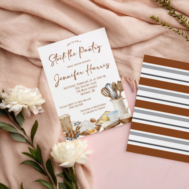 Lasst uns das Pantry Kitchen Theme-Brautparty able Einladung (Von Creator hochgeladen)