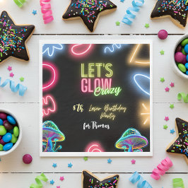 Lasst uns das Party des Nonnengeburtstags erleucht Serviette