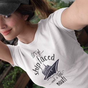 Lasst uns das Schiff sehen und das Nauti-Kreuzfahr T-Shirt